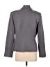 Kasper 100% Polyester Solid Gray Blazer Size 8 - photo 2