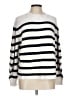 Pull&Bear Stripes White Pullover Sweater Size L - photo 1