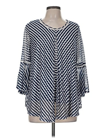 Studio JPR 3/4 Sleeve Blouse (view 1)