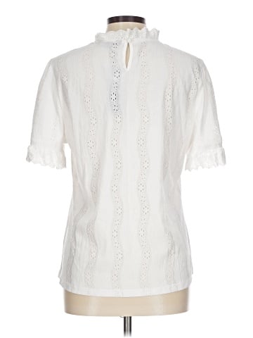Allegra K Short Sleeve Blouse (view 2)