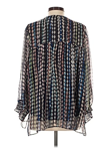 Shoshanna 3/4 Sleeve Silk Top (view 2)