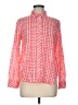 Talbots Checkered-gingham Pink Long Sleeve Button-Down Shirt Size M (petite) - photo 1