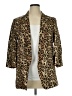 Zara Basic Animal Print Gold Blazer Size XL - photo 1