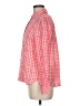 Talbots Checkered-gingham Pink Long Sleeve Button-Down Shirt Size M (petite) - photo 5