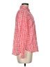 Talbots Checkered-gingham Pink Long Sleeve Button-Down Shirt Size M (petite) - photo 4