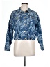 Ruby Rd. Paisley Blue Denim Jacket Size 12 Petite - photo 1