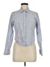 Gap Stripes Blue Long Sleeve Button-Down Shirt Size Med Petite - photo 1