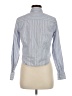 Gap Stripes Blue Long Sleeve Button-Down Shirt Size Med Petite - photo 2