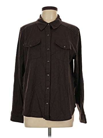 Christopher & Banks Long Sleeve Button-Down Shirt (view 1)