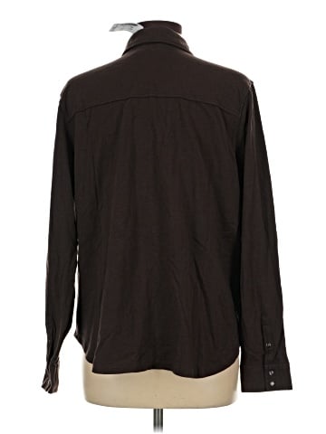Christopher & Banks Long Sleeve Button-Down Shirt (view 2)