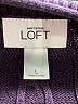 Ann Taylor LOFT 100% Cotton Purple Pullover Sweater Size L - photo 7