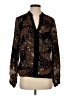 Soft Surroundings 100% Polyester Paisley Black Long Sleeve Blouse Size S - photo 1
