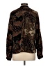 Soft Surroundings 100% Polyester Paisley Black Long Sleeve Blouse Size S - photo 2