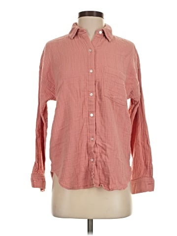 Ann Taylor LOFT Outlet Long Sleeve Button-Down Shirt (view 1)