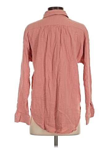 Ann Taylor LOFT Outlet Long Sleeve Button-Down Shirt (view 2)