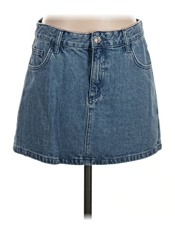 MNG Denim Skirt (view 1)