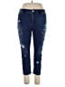 So Slimming by Chico's Stars Blue Jeans Size Lg Petite (2.5) - photo 1