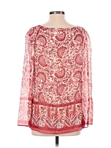 Tory Burch Long Sleeve Silk Top (view 2)