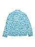 Eddie Bauer 100% Polyester Print Blue Jacket Size 10 - 12 - photo 2
