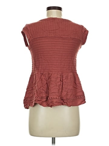Pale Sky Short Sleeve Blouse (view 2)