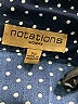 Notations Polka Dots Blue Short Sleeve Blouse Size 2X - photo 7