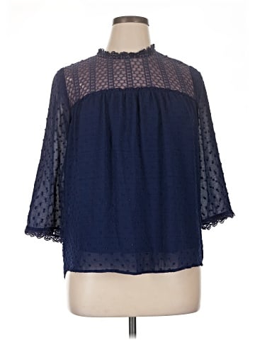 Adrianna Papell 3/4 Sleeve Blouse (view 1)