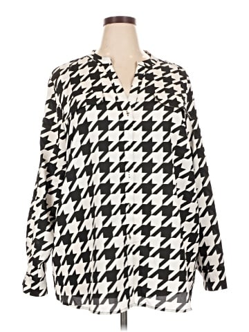 Calvin Klein Long Sleeve Blouse (view 1)