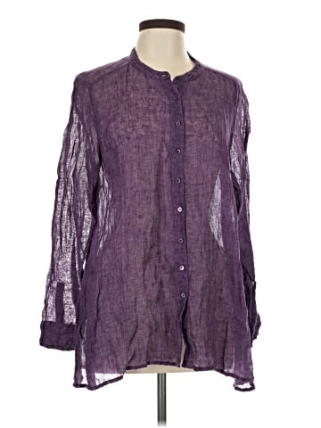 Eileen Fisher Long Sleeve Button-Down Shirt (view 1)