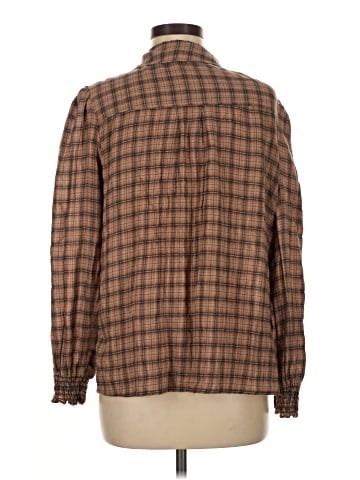 Max Studio Long Sleeve Button-Down Shirt (view 2)