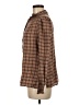 Max Studio Plaid Brown Long Sleeve Button-Down Shirt Size M - photo 5