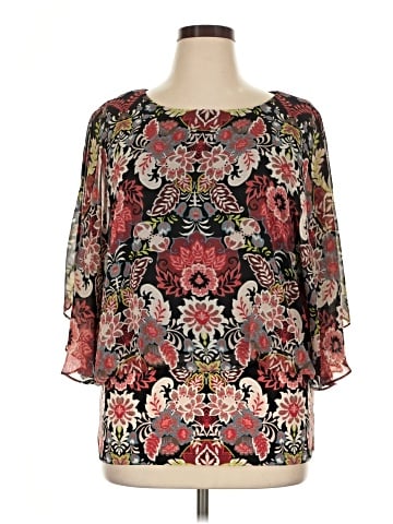 Coco Bianco 3/4 Sleeve Blouse (view 1)