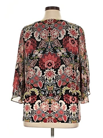 Coco Bianco 3/4 Sleeve Blouse (view 2)