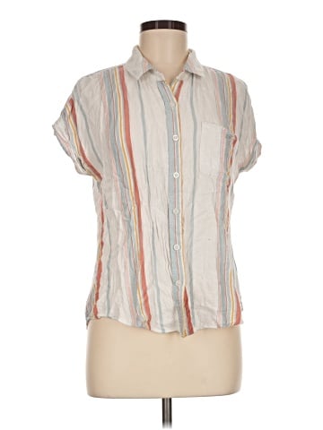 Cosmic Blue Love Short Sleeve Blouse (view 1)