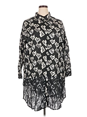 Ulla Popken 3/4 Sleeve Blouse (view 1)