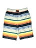 Tea 100% Polyester Stripes Blue Board Shorts Size 14 - photo 1