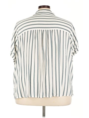 Lane Bryant 3/4 Sleeve Button-Down Shirt (view 2)