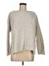 Lou & Grey Metallic Silver Pullover Sweater Size M - photo 1
