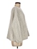 Lou & Grey Metallic Silver Pullover Sweater Size M - photo 4