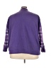Muk Luks Argyle Purple Jacket Size 4X - photo 2