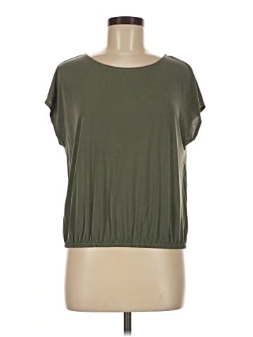 Green Envelope Short Sleeve Top (view 1)