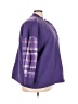 Muk Luks Argyle Purple Jacket Size 4X - photo 4