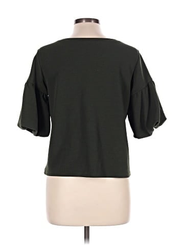 Green Envelope Short Sleeve Top (view 2)