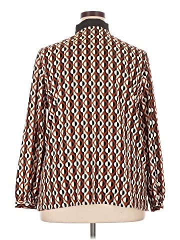 ELOQUII Long Sleeve Blouse (view 2)
