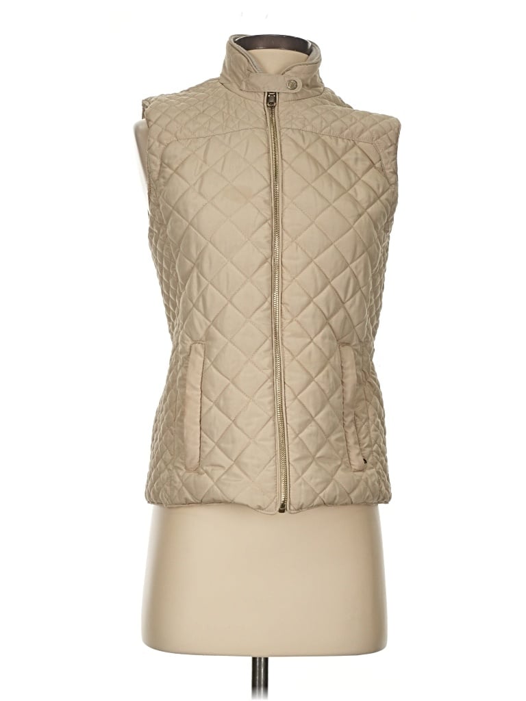 Pre-owned Blue Rain Vest In Gold