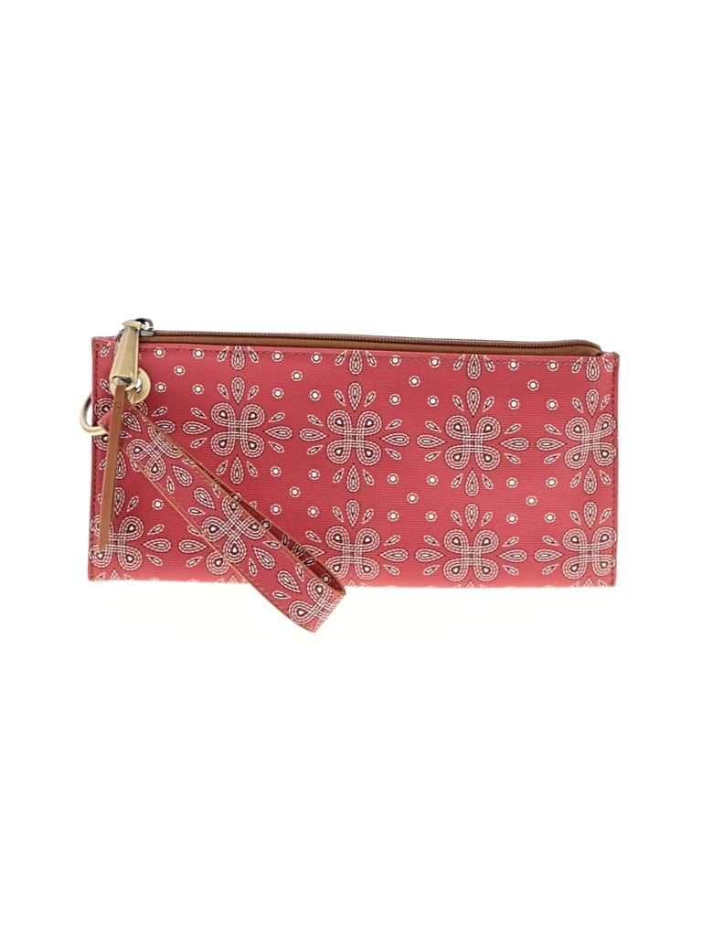 Pre-owned Hobo Bag Wristlet In Red