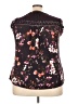 Daniel Rainn Floral Black Sleeveless Blouse Size 3X - photo 2