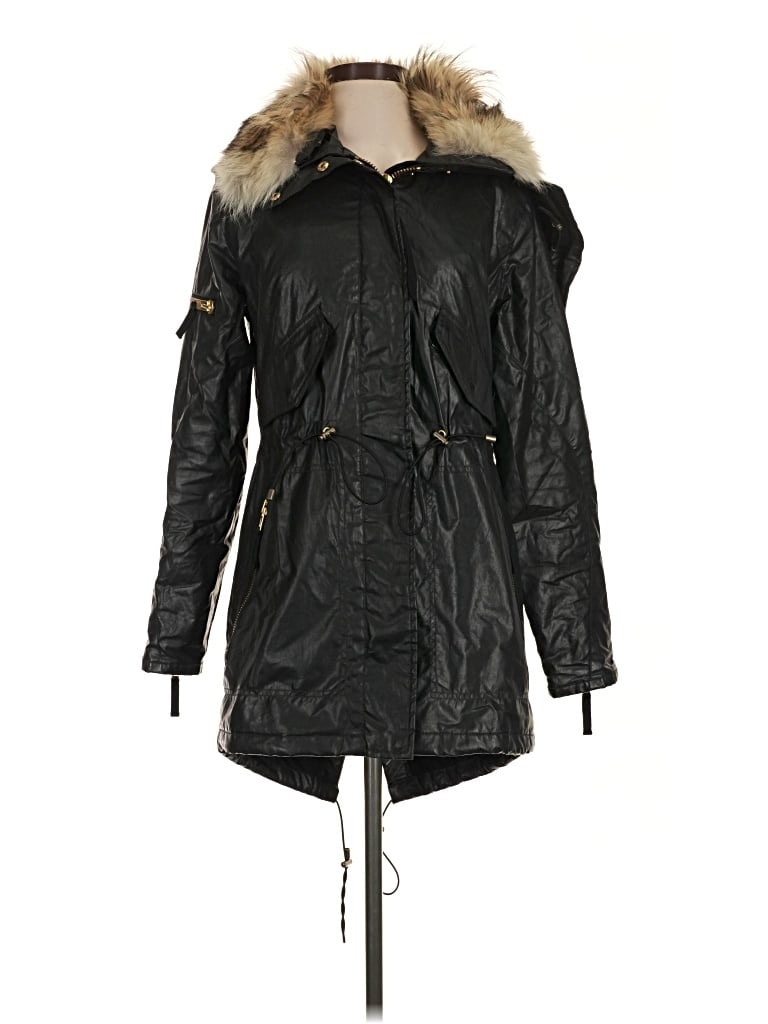Pre-owned Sam Coat In Black