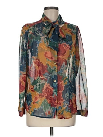 Draper's & Damon's Long Sleeve Blouse (view 1)