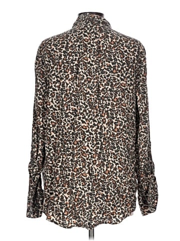 CALVIN KLEIN JEANS Long Sleeve Blouse (view 2)