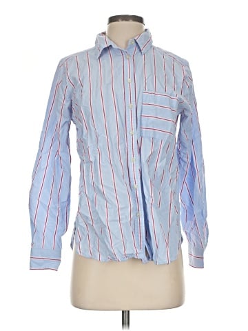 Ann Taylor LOFT Long Sleeve Button-Down Shirt (view 1)